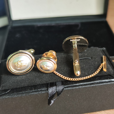 Cufflink and pins Bur04