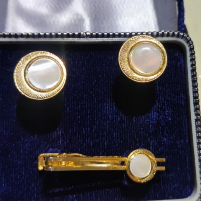 Cuflink MO Pearl